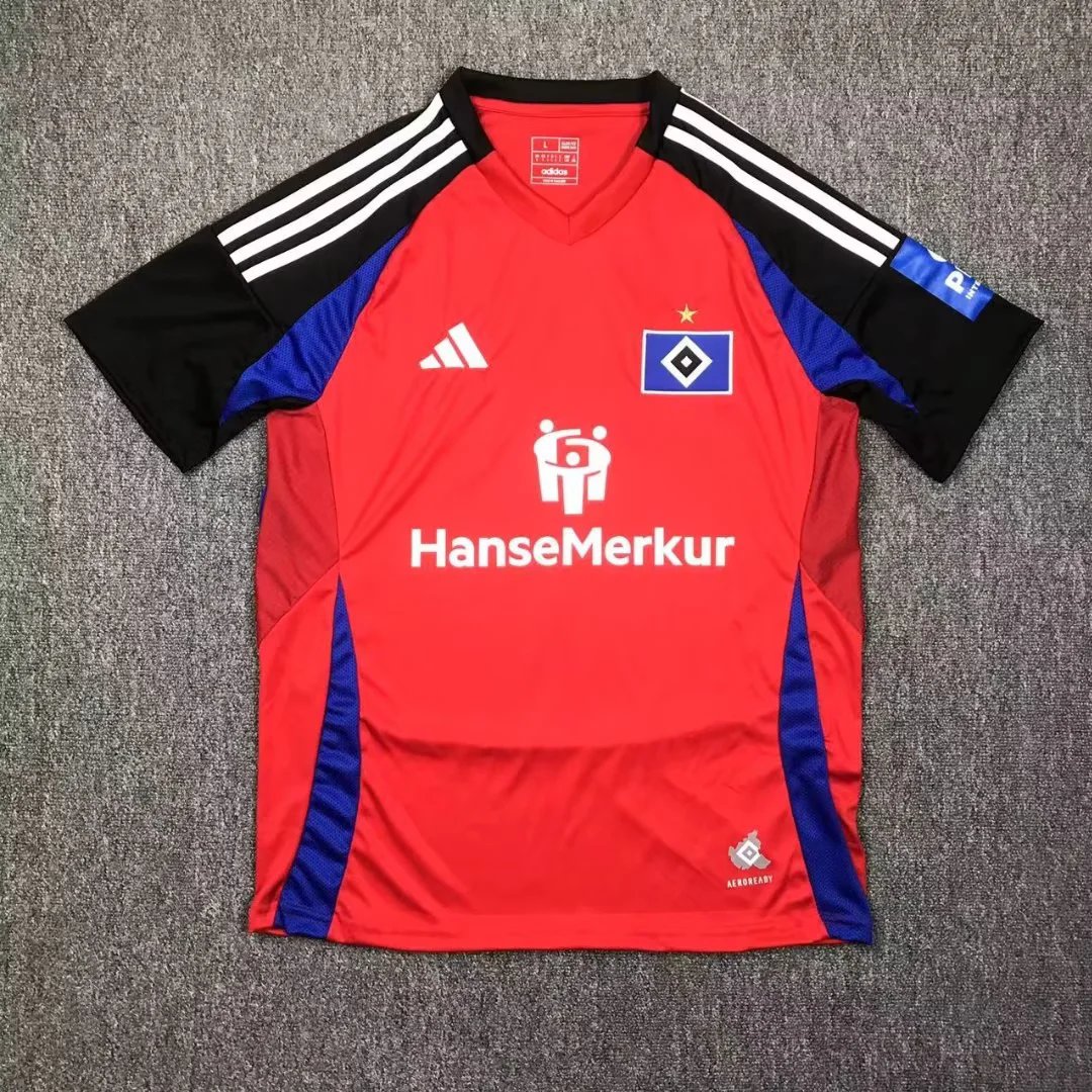 AAA Quality Hamburger SV 24/25 Third Red Soccer Jersey